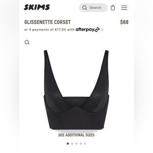 SKIMS GLISSENETTE CORSET